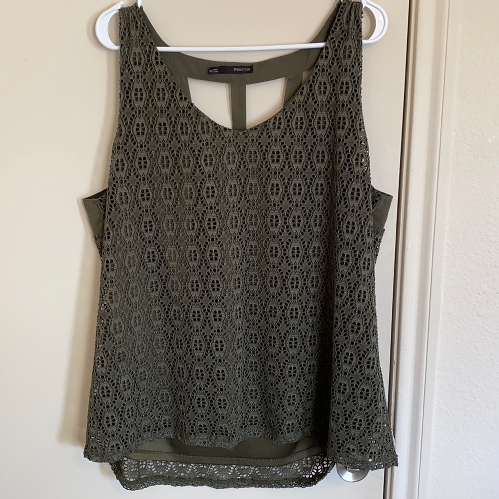Maurice’s XXL Hunter Green Tank Top.